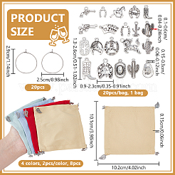 Polyester Weighted Outdoor Wine Glass Covers&nbsp;DIY-NB0014-96