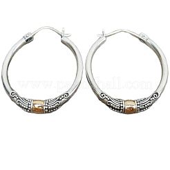 Alloy Ring Hoop Earrings&nbsp;FS-WG48977-01