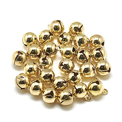 真鍮製ベルチャーム  18KGP本金メッキ  13.5x10mm  穴：2mm&nbsp;KK-T032-039G