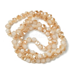 Electroplate Glass Beads Strands&nbsp;EGLA-K061-08A-PL01