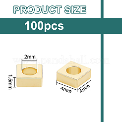 100Pcs Brass Spacer Beads&nbsp;KK-BC0012-54A