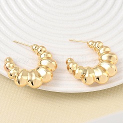 Brass Stud Earrings for Women&nbsp;KK-CBAD851-19G