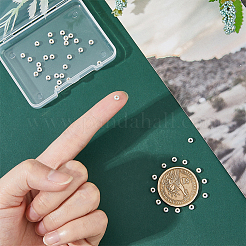 40Pcs 925 Sterling Silver Spacer Beads&nbsp;STER-DC0001-29