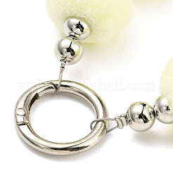 Phone Lanyard Universal Plush Ball Wrist Lanyard&nbsp;LS-HJEW-Q011-01D-P