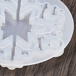 Christmas Snowflake DIY Silicone Pendant Molds&nbsp;DIY-A054-01C