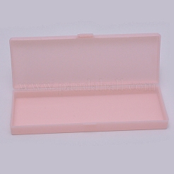 ポリプロピレン(pp)箱  艶消し  フリップカバーボックス  長方形  ダークサーモン  6.6x18.1x2.4cm  インナーサイズ：6x17.9センチメートル&nbsp;CON-WH0076-17E