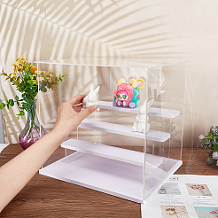 Transparent Plastic Minifigures Display Case&nbsp;ODIS-WH0025-142C