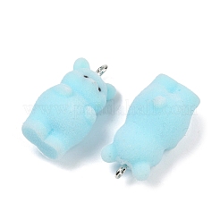 Flocky Resin Pendants&nbsp;FIND-A052-05B