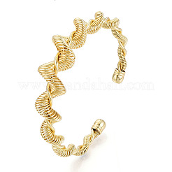Brass Cuff Bracelets&nbsp;BJEW-N035-02G