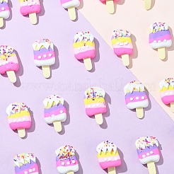 20Pcs 2 Colors Handmade Polymer Clay Cabochons&nbsp;CLAY-YW0002-27