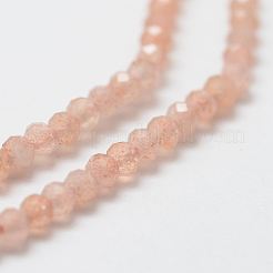 Natural Sunstone Bead Strands&nbsp;G-P270-2mm-27