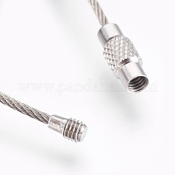 Tarnish Resistant 304 Stainless Steel Wrap Bracelets Making&nbsp;BJEW-I267-004A