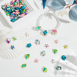 220Pcs 10 Styles Synthetic Turquoise Dyed Beads&nbsp;G-ME0001-09