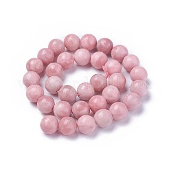 天然石ピンクオパールビーズ連売り  グレードAB  ラウンド  12mm  穴：1mm  約32個/連  14.9インチ（38cm）&nbsp;G-G772-02-A
