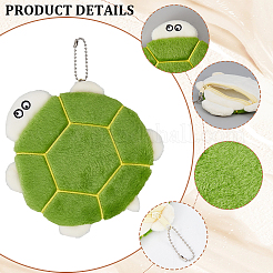 1Pc Cute Money Turtle Plush Coin Purse Pouches&nbsp;AJEW-DJ0001-46