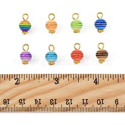 50Pcs Transparent Stripe Resin Charms&nbsp;PALLOY-FS00041-02