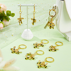 20Pcs Alloy Enamel Keychains&nbsp;KEYC-FH00097