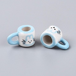 Handmade Porcelain Bunny Mug Cup Decoration&nbsp;PORC-T133-59