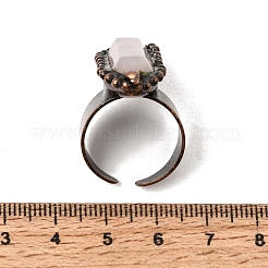 Natural Gemstone Cuff Open Rings&nbsp;GG-CBAB410-01