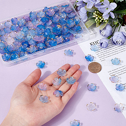 200Pcs Acrylic Bead Caps&nbsp;OACR-SC0001-74