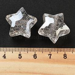 UV Plating Acrylic European Large Hole Beads&nbsp;OACR-S142-02C