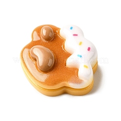 Paw Print Theme Opaque Resin Cabochon&nbsp;CRES-I040-02C