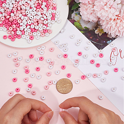 600Pcs 3 Colors Opaque Acrylic Beads&nbsp;MACR-SP0001-23A