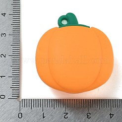 PVCペンダント  野菜  キーホルダー用  カボチャ  36x34x18.5mm  穴：3mm&nbsp;FIND-R001-05H