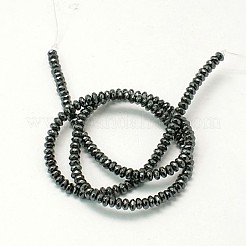 Non-Magnetic Synthetic Hematite Beads Strands&nbsp;G-E085-4x2mm-1