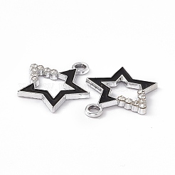 Alloy Rhinestone Pendants&nbsp;PALLOY-P287-09P-02