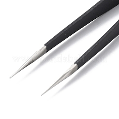 Spray Painted 201 Stainless Steel Beading Tweezers&nbsp;TOOL-G021-04