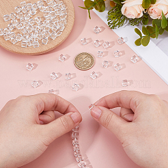 2 Strands Transparent Glass Beads Strands&nbsp;GLAA-HS0001-12A
