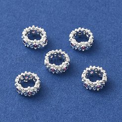 カドミウムフリー＆鉛フリー  ラックめっき  長持ちメッキ  オールドローズ  8x4mm  穴：5mm&nbsp;KK-B088-01B-02S