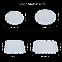 振られたカップ パッドのシリコーン型  使い捨てのプラスチック製トランスファーピペットとラテックスフィンガーコット  帯電防止ピンセットと徐々に変化するキャンディスタイルのフレーク  ミックスカラー  185x14mm&nbsp;DIY-OC0002-04