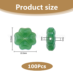 100Pcs Imitation Jade Glass Beads&nbsp;GLAA-HS0001-10A