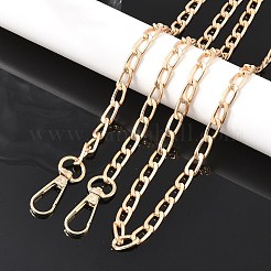 Alloy Twisted Chain Bag Chains&nbsp;X-AJEW-H145-86G