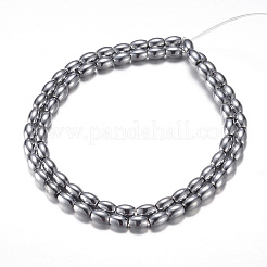Electroplate Magnetic Synthetic Hematite Bead Strands&nbsp;G-A164-12A-04