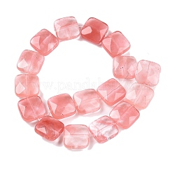 Cherry Quartz Glass Beads Strands&nbsp;G-T138-156
