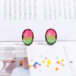 Pointed Back Glass Rhinestone Cabochons&nbsp;RGLA-OC0001-03B