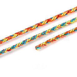 11mの編み込みナイロン中国結びコード  ジュエリー作成用ナイロンジュエリーコード  きいろ  2mm  約12.03ヤード（11m）/ロール&nbsp;WCOR-B001-2mm-14