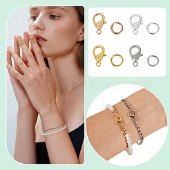 400pcs 4 Colors Alloy Lobster Claw Clasps&nbsp;FIND-TA0008-94