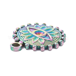 PVD Vacuum Plating 304 Stainless Steel Pendant Rhinestone Cabochons&nbsp;STAS-P288-13M