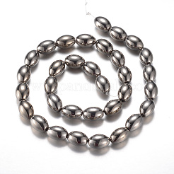 Electroplate Magnetic Synthetic Hematite Bead Strands&nbsp;G-A164-12E-05