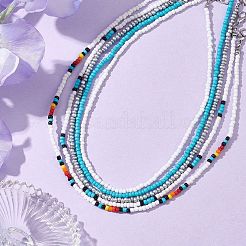 Glass Bead Necklaces for Women&nbsp;NJEW-JN04673