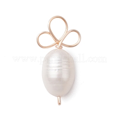 Shell Pearl Copper Wire Wrapped Carrot Pendants&nbsp;PALLOY-TA00182