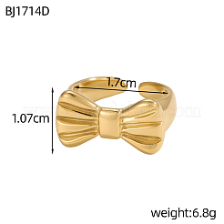 304 Stainless Steel Cuff Rings for Women&nbsp;STAS-OY018-12G