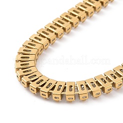 Clear Cubic Zirconia Tennis Necklace&nbsp;NJEW-E038-02G