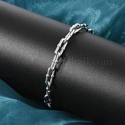 304 Stainless Steel Paperclip Chain Bracelets for Women Men&nbsp;BJEW-F488-58P