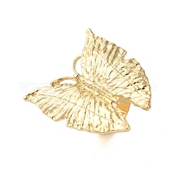 Butterfly Alloy Open Cuff Rings for Women&nbsp;RJEW-U006-06A-G
