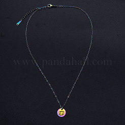 201 Stainless Steel Pendants Necklaces&nbsp;LS-NJEW-S105-JN627-4